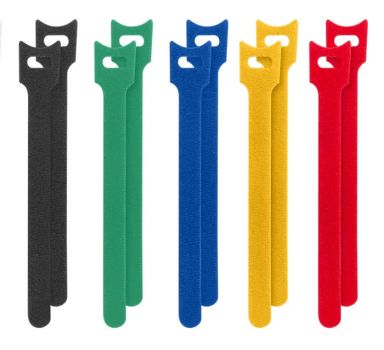 POWERTECH δεματικά καλωδίων TIES-021, τύπου velcro, 25τμχ - Cables - Adapters