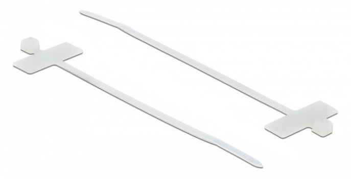 POWERTECH δεματικά καλωδίων TIES-034 με ετικέτα, 100x2.5mm, λευκά, 25τμχ - Cables - Adapters