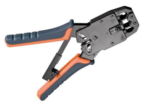 POWERTECH Πρέσα ακροδεκτών ethernet 3 σε 1 TOOL-0021, με απογυμνωτή - Electrician Tools
