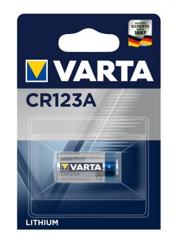 VARTA μπαταρία λιθίου CR123A, 3V, 1τμχ - Alkaline / Rechargeable batteries