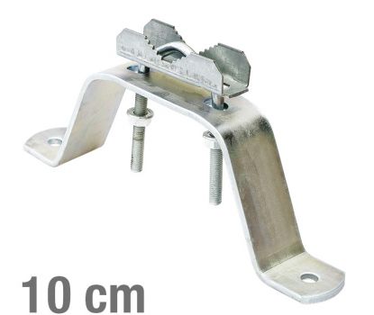 VIKAR Βάση τοίχου 21002 για στήριξη ιστού, ατσάλινη, 10cm - Image - Audio