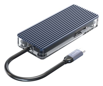 ORICO docking station WB-6TS, USB-C, 6-ports, γκρι - Περιφερειακά PC