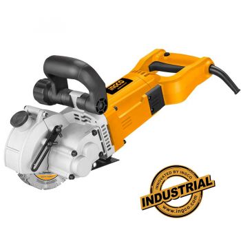 Ηλεκτρική Φρέζα - Καναλοποιός Τοίχων   Υγρής - Ξηράς Κοπής 3000W - Hoes - routers