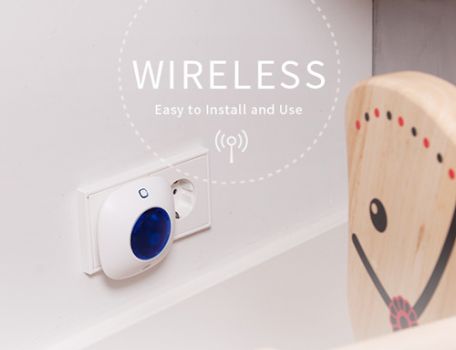 CHUANGO ασύρματη σειρήνα Strobe WS-105, εσωτερικού χώρου, μπλε - Security systems