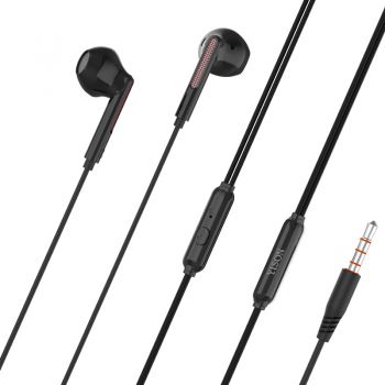 YISON earphones με μικρόφωνο X4, 3.5mm, 1.2m, μαύρα - Earphones - Bluetooth