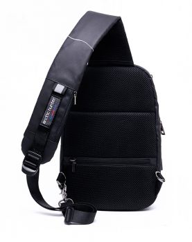 ARCTIC HUNTER Τσάντα Crossbody XB-00081-BK, USB, αδιάβροχη, μαύρη - Bags - Wallets