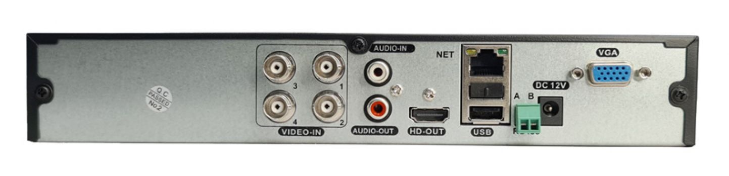 LONGSE XVR υβριδικό καταγραφικό XVRT3004D, H.265/H.264, 4 κανάλια - Security systems