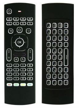 Air mouse XYX-1000, motion sensing, back light, μαύρο - Image - Audio