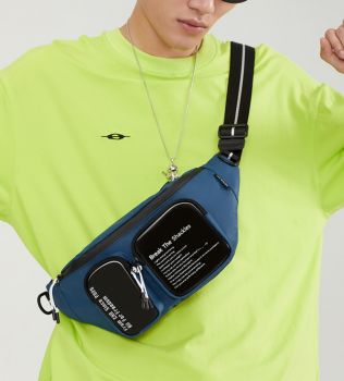 SUPER FIVE τσάντα μέσης Y00015-BL, μπλε - Bags - Wallets