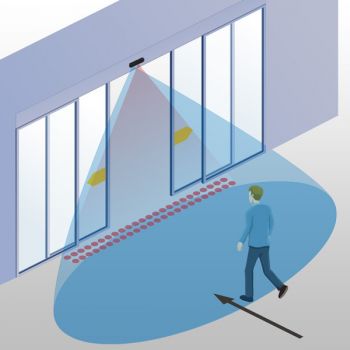 YLI ELECTRONIC microwave sensor YAD-210MS, IP52, μαύρος - Security systems