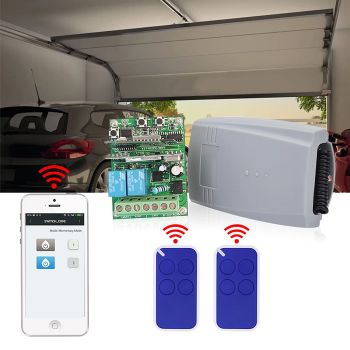 Ασύρματος δέκτης τηλεχειρισμού 2 καναλιών YET402WFR, 433MHz, WiFi - Security systems