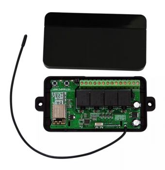 Ασύρματος δέκτης τηλεχειρισμού 4 καναλιών YET404WFR, 433MHz, WiFi - Security systems