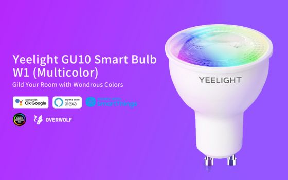 YEELIGHT smart λάμπα LED YLDP004-A WiFi, 4.5W GU10, 2700-6500K RGB, 4τμχ - Lighting