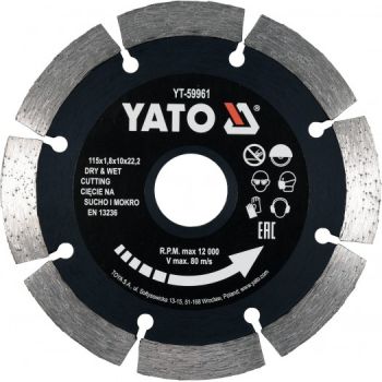 ΥΑΤΟ ΔΙΑΜΑΝΤΟΔΙΣΚΟΣ DRY & WET - 125.0MM-ΔΙΑΜΕΤΡΟΣ - Discs