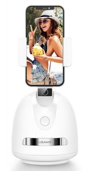 USAMS βάση για smartphone με smart face tracking US-ZB239, λευκή - Stands - Selfie Sticks