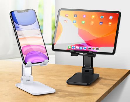 USAMS βάση smartphone & tablet US-ZJ059, ρυθμιζόμενη, λευκή - Stands - Selfie Sticks